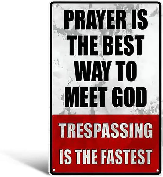 Metal No Trespassing Signs Private Property Funny