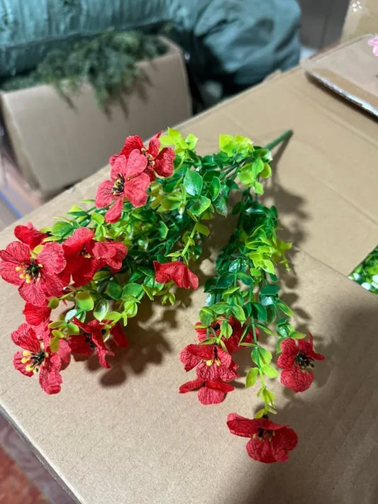 Outdoor/Indoor UV Resistant & Waterproof Artificial Flower Decor